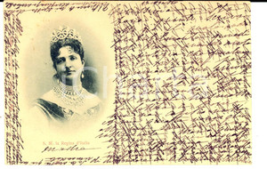 Autografo originale 1900 BERGAMO Regina Elena Innocentina FOGAZZARO alla nipote Maria AUTOGRAFO 1