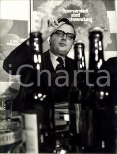 Fotografia d epoca originale 1979 WIEN O Josef TAUS presidente del PARTITO POPOLARE AUSTRIACO Ritratto 1