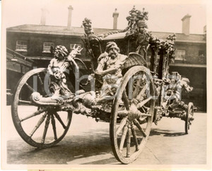 Fotografia d epoca originale 1937 LONDON UK La carrozza reale per l incoronazione di Re GIORGIO VI Foto 1