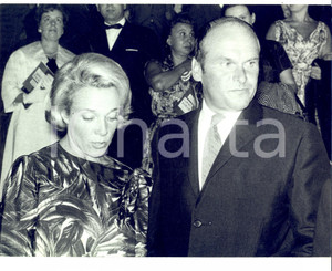 Fotografia d epoca originale 1960 ca PARIS ? Micheline PRESLE a una serata di gala Fotografia 1