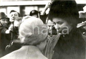 Fotografia d epoca originale 1965 ca BRUXELLES B La principessa Paola di LIEGI con cappello di pelo Foto 1