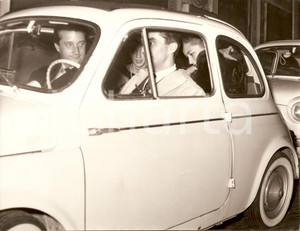 Fotografia d epoca originale 1960 ca ROMA Alberto e Paola di LIEGI Antonello RUFFO Rosa TASCA D ALMERITA 1