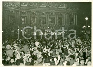 Fotografia d epoca originale 1939 PARIS Spettacolo gratuito in Place de l OpÃ©ra per Festa Nazionale FOTO 1