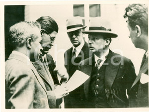 Fotografia d epoca originale 1937 BRUXELLES Arthur WAUTERS nominato nuovo Ministro della Salute FOTOGRAFIA 1