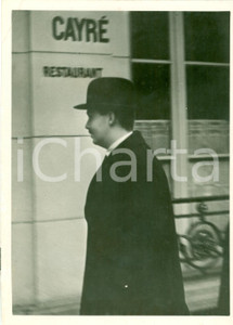 Fotografia d epoca originale 1936 PARIS Arciduca Ottone d ASBURGO al Restaurant CAYRE  Fotografia 1