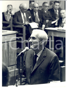 Fotografia d epoca originale 1978 Processo LOCKHEED ROMA Ovidio LEFEBVRE accusa ministri GUI e TAMASSI Foto 1