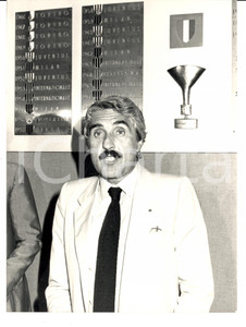 Fotografia d epoca originale 1978 MILANO Arbitro Renzo RIGHETTI nuovo presidente LEGA CALCIO Foto 1