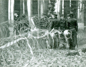 Fotografia d epoca originale 1982FRANKFURT DE Lavori di bonifica per la pista ovest dell aeroporto FOTO 1