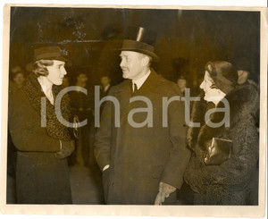 Fotografia d epoca originale 1940 ca LONDON Ingrid of SWEDEN with her aunt prince Arthur of CONNAUGHT Photo 1