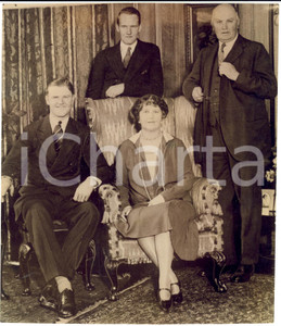 Fotografia d epoca originale 1929 LONDON Sir William WATERLOW new Lord Major and his family Photo 1