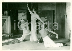 Fotografia d epoca originale 1933 PARIS ComÃ©die FranÃ§aise CÃ©cile SOREL danza per debutto al Music Hall FOTO 1