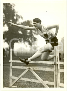 Fotografia d epoca originale 1931 LONDON K. TIFFEN atleta nazionale inglese alle olimpiadi di Berlino Foto 1
