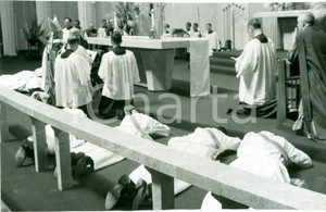 Fotografia d epoca originale 1966 SAN FRANCISCO Joseph McGUCKEN ordination HOLY NAME OF JESUS Church Photo 1