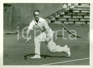 Fotografia d epoca originale 1933 PARIS Tennis Coppa DAVIS Adrian QUIST vs Ryosuke NUNOI Fotografia 1
