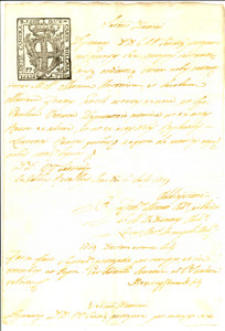 Documento originale, autentico 1759 GENOVA Proroga istanza lite marchesi GENTILE vs Paolo VENCO Documento 1