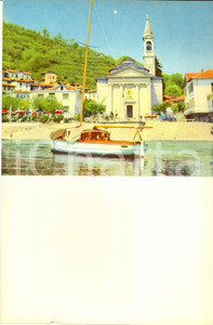 Oggetto da collezione cartaceo 1955 ca ITALIA MODERNARIATO Calendario perpetuo VINTAGE Chiesa sul lago 23 x 33 1