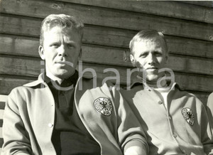 Fotografia d epoca originale 1966 INGHILTERRA Mondiali Calcio Nazionale GERMANIA Helmut HALLER Siegfried HELD 1