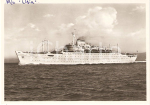 Cartolina originale da collezione 1955 ca TRIESTE LLOYD TRIESTINO Motonave ASIA Marina mercantile Cartolina FG NV 1