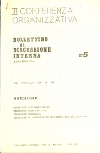 Materiale pubblicitario d’epoca 1980 ROMA LEGA SOCIALISTA RIVOLUZIONARIA Risoluzioni su formazione e finanza 1