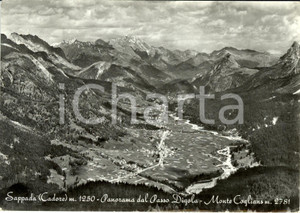 Cartolina originale da collezione 1966 SAPPADA BL Panorama con monte COGLIANS dal passo DIGOLA  Cartolina FG VG 1