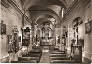 Cartolina originale da collezione 1956 VIU  TO Frazione COL SAN GIOVANNI Chiesa parrocchiale Cartolina FG VG 1