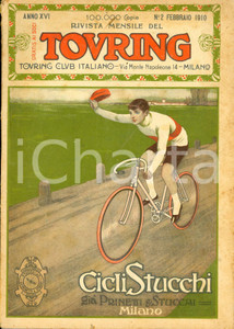Giornale, rivista storica 1910 TOURING CLUB ITALIANO Navi a vapore dopo centenario di FULTON Anno XVI nÂ°2 1