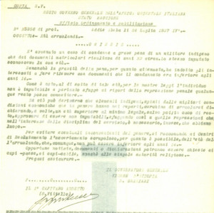 1937 ADDIS ABEBA (ETIOPIA) AOI Indigeni si arruolano mentendo sull'età Documento
