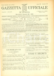 Documento originale, autentico 1945 GAZZETTA UFFICIALE RSI Riconoscimento fondazione SCUOLA BEATO ANGELICO 1