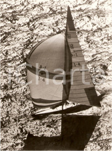 Fotografia d epoca originale 1983 NEWPORT USA Louis Vuitton Cup AZZURRA I4 Panoramica regata SAILING Foto 1