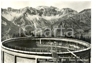 Cartolina originale da collezione 1960 ca BARDONECCHIA TO Bacino idroelettrico della REGIONE FREGIUSIA FG VG 1