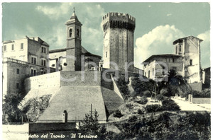 Cartolina originale da collezione 1957 SAN BENEDETTO DEL TRONTO AP Veduta del Torrione Cartolina FG VG 1