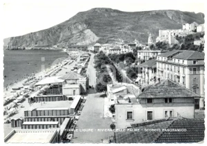 Cartolina originale da collezione 1951 FINALE LIGURE SV Scorcio panoramico RIVIERA DELLE PALME Cartolina FG VG 1