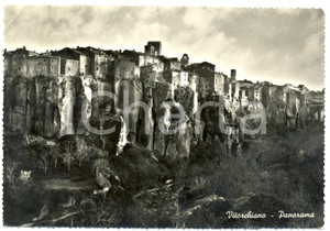 Cartolina originale da collezione 1953 VITORCHIANO VT Veduta panoramica Cartolina postale FG VG 1