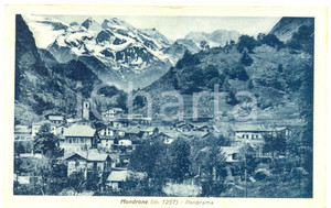 Cartolina originale da collezione 1933 ALA DI STURA frazione MONDRONE TO Panorama generale Cartolina FP VG 1