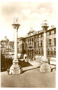 Cartolina originale da collezione 1935 VICENZA Veduta su Piazza dei SIGNORI Cartolina ANIMATA FP NV 1