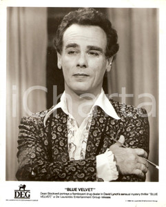 Fotografia d epoca originale 1986 BLUE VELVET Velluto blu Dean STOCKWELL Portrait Movie by David LYNCH Photo 1