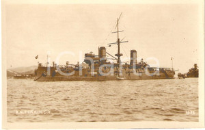 Cartolina originale da collezione 1920 ca MARINA MILITARE Regia nave Francesco FERRUCCIO Incrociatore Cartolina FP 1