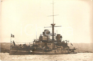 Cartolina originale da collezione 1925 ca MARINA MILITARE Regia nave Ammiraglio di SAINT BON Cartolina FP NV 1