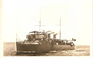 Cartolina originale da collezione 1920 ca MARINA MILITARE Regio Cacciatorpediniere GARIBALDINO Cartolina FP NV 1