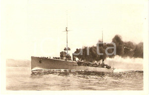 Cartolina originale da collezione 1925 ca MARINA MILITARE Regia Nave QUARTO Esploratore Cartolina FP NV 1