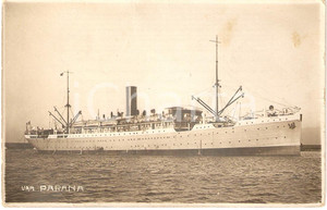 Cartolina originale da collezione 1925 ca MARINA MERCANTILE Piroscafo PARANA Cartolina FP NV 1