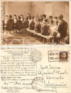 Cartolina originale da collezione 1934 GENOVA Orfanotrofio S. TERESA DEL BAMBINO GESU  Autografo direttrice MASSA 1