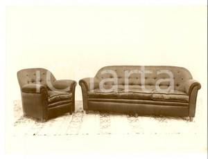 Fotografia d epoca originale 1940 ca SEVESO Mobili Fratelli BARNI Modello di salotto Foto ARREDAMENTO 1