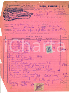 Documento originale, autentico 1926 SEVESO SAN PIETRO MB Ditta Carlo MARZORATI Mobili DANNEGGIATA 1