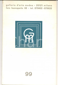 Libro, pubblicazione d epoca 1977 MILANO Catalogo Arturo MAZZOLA per mostra Galleria MEDEA 1