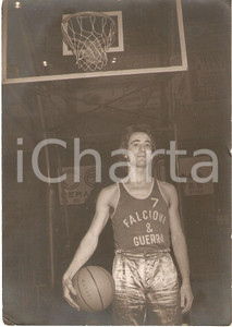 Fotografia d epoca originale 1980 ca PESARO Basket FALCIONI GUERRA Agostino SANI Pallacanestro Fotografia 1