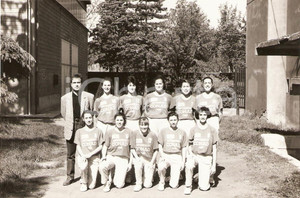 Fotografia d epoca originale 1985  1990 ca FANO PU Pallavolo Squadra Supermercati CONAD Fotografia 1