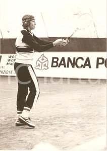 Fotografia d epoca originale 1985 1990 ca AREA PESARESE Tennis Ferrante ROCCHI durante allenamento Foto 1