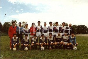 Fotografia d epoca originale 1989 MONTE PORZIO PU Calcio U.S. CASTELVECCHIO Squadra Allievi Fotografia 1