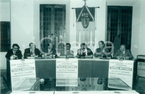 Fotografia d epoca originale 1994 FOSSOMBRONE PU Tavola rotonda futuro ospedale FOTOGRAFIA 1